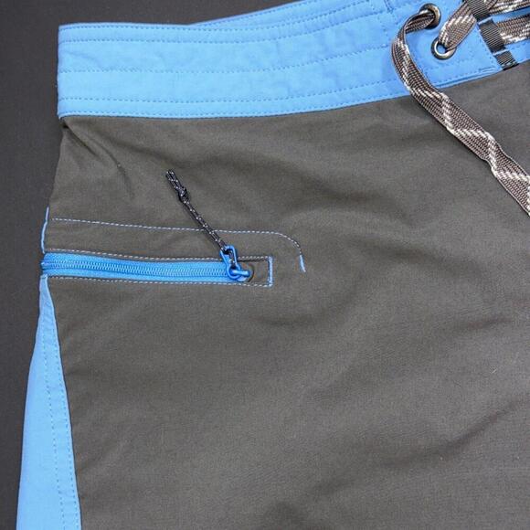Patagonia Men's Stretch Wavefarer Swim Board Preppy Outdoor Shorts 32 Blue Gray - Picture 8 of 14